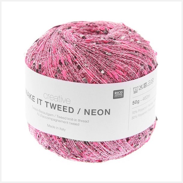 Rico Design - Make it Tweed Pink Neon